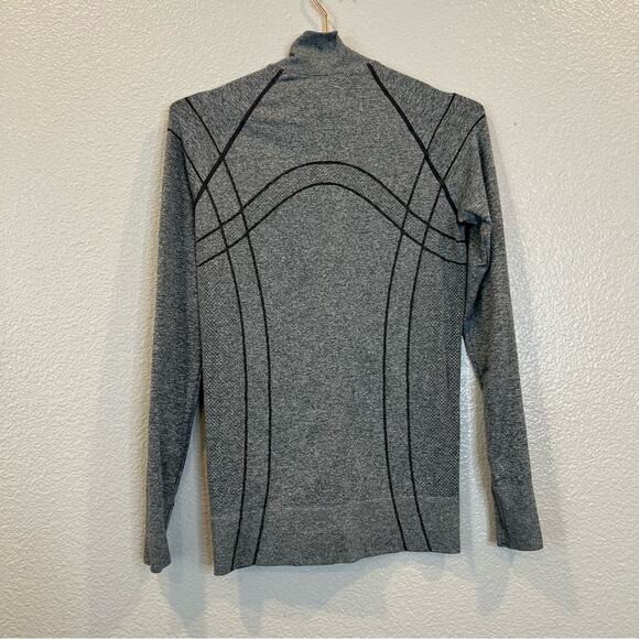 Marika Tek Zip-Front Seamless Jacket full zip heather gray - Picture 3 of 7